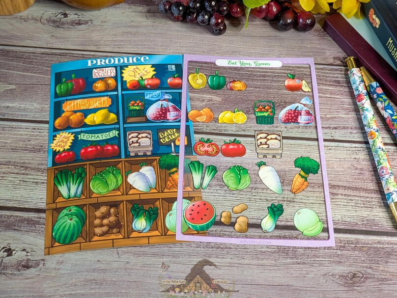 print + sticker sheet combo by katu