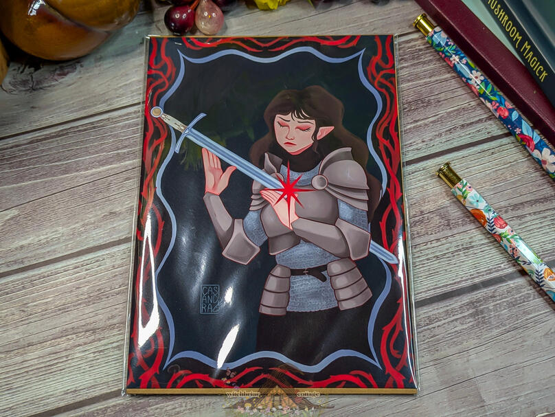 lady knight by cas